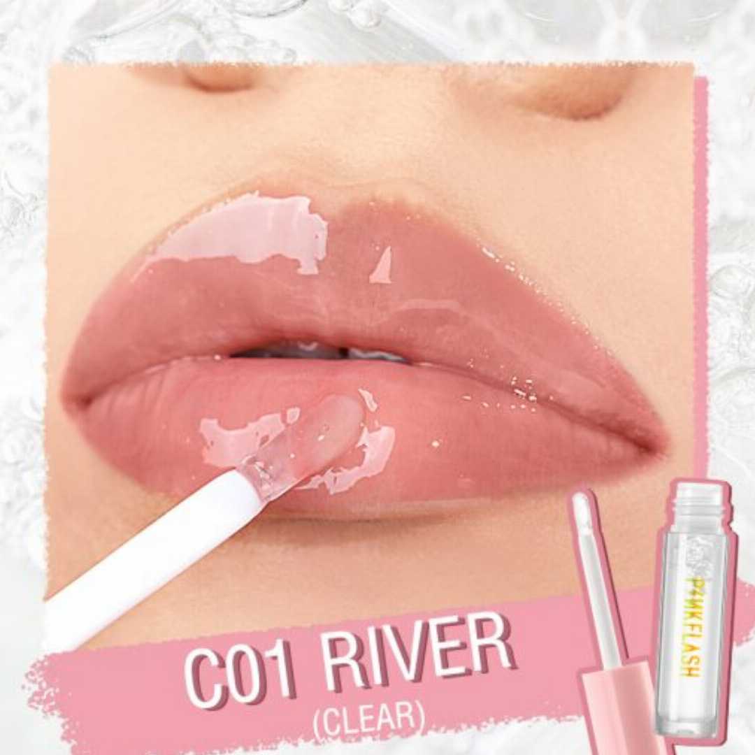 PFL02,–,PinkFlash,Ever,Glossy,Moist,Lip,Gloss